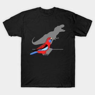 T-rex Crimson Rosella T-Shirt